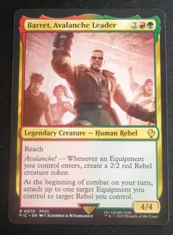 MTG Final Fantasy - Barret, Avalanche Leader - Rare - Image 1