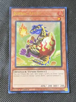 YuGiOh! - Jurrac Aeolo BLMM-EN106 Ultra Rare 1st Edition Near Mint - Image 1