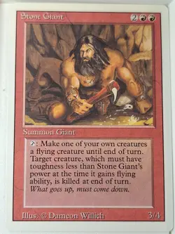 Stone Giant - Revised Edition Core Set - Magic the Gathering MTG Nice! - Image 1