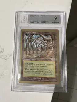 MTG✨GAEA’S CRADLE✨1999 World Championship Deck TOKYO BGS QUAD 9’s++ MINT Linde - Image 1