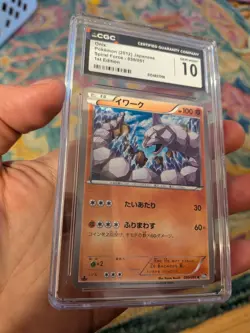 (POP 8) CGC 10 GEM MINT Onix 030/051 2012 1st Ed Spiral Force Pokemon Japanese - Image 1