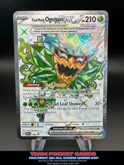 Teal Mask Ogerpon Ex SVP166, Black Star Promo, Pokemon, NM - Image 1