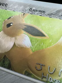 Pokemon Eevee (Delta Species) 2007 Jun Hasebe World Championship Decks 68/113 LP - Image 3