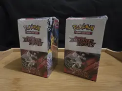 2x Pokemon TCG Destined Rivals Half Booster Box Factory Sealed 18 x Booster Pack - Image 1