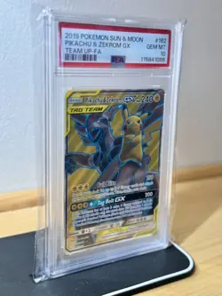 2019 Pokemon Sun & Moon Team Up Pikachu Zekrom GX Team Up PSA 10 162/161 - Image 2
