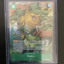 Bandai Pedro OP08-030 Two Legends Rare Foil Character Blocker 5000 Power 4 Cost - Image 1