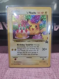 BIRTHDAY PIKACHU HOLO 24 Celebrations Pokemon Card Near Mint - Image 1
