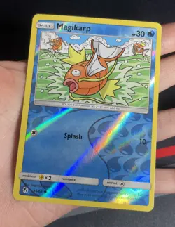 Pokemon Card - Magikarp Reverse Holo 15/68 Sun & Moon Hidden Fates Near Mint - Image 2