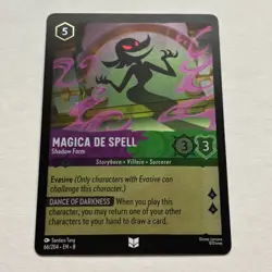 Magica De Spell 66/204 Disney Lorcana Reign of Jafar Uncommon Cold Foil Card NM - Image 1