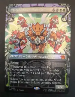 Triceraton Commander (Showcase) Teenage Mutant Ninja Turtles MTG Foil Near Mint - Image 1