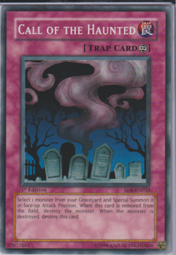 YuGiOh Call Of The Haunted SD6-EN032 1st Edition NM - Image 1