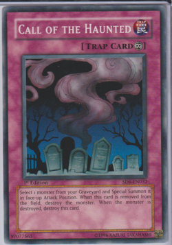 YuGiOh Call Of The Haunted SD6-EN032 1st Edition NM - Image 3