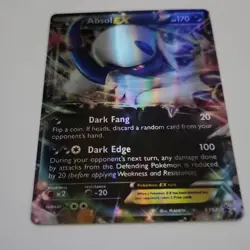Pokemon Absol EX XY62 XY Black Star Promo Holo Basic 170 HP TCG Card - Image 2