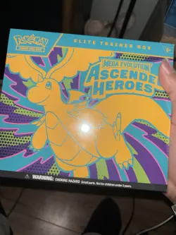 Pokemon Mega Evolution Ascended Heroes Elite Trainer Box Dragonite Zekrom - Image 1