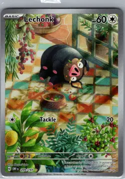 Lechonk 209/197 SV03: Obsidian Flames - Pokemon Card - NM - Image 1