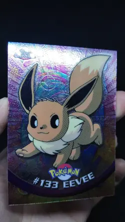 Pokemon Card - EEVEE #133 (T.V. - TOPPS CHROME) YEAR 2000 - Image 4