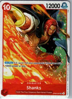 Shanks OP06-007 SR Wings of the Captain - One Piece Card - NM - Image 1