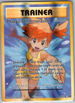 Misty's Determination (Full Art) 108/108 XY - Evolutions - Pokemon Card - NM - Image 1