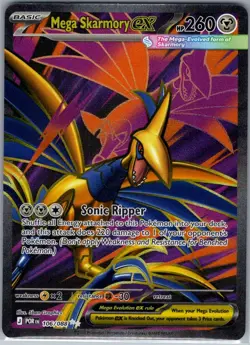 Mega Skarmory ex 106/088 ME03: Perfect Order - Pokemon Card - NM - Image 1