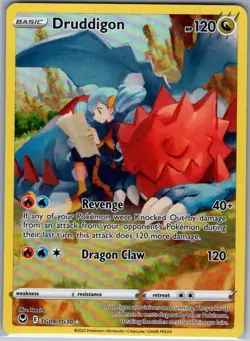 Druddigon TG09/TG30 SWSH12: Silver Tempest Trainer Gallery - Pokemon Card - NM - Image 1