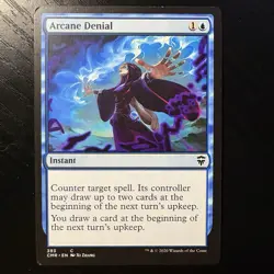 Arcane Denial Common Regular Mtg Commander Legends #393 NM - Image 1