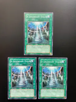 Yugioh A Legendary Ocean SD4-EN020 1st Edition Common LP/MP X3 - Image 1