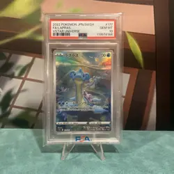 2022 Pokemon Japanese Vstar Universe Full Art Lapras AR PSA 10 Gem Mint #177 - Image 1