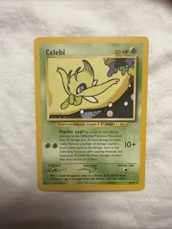 Pokemon Vintage Non-Holo Rare Celebi 16/64 Neo Revelation WotC - Image 1