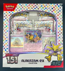 Pokemon 151 Alakazam ex Box Sealed | Scarlet & Violet 151 Collection Promo+Packs 820650855269 - Image 1