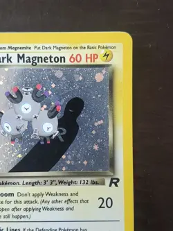 Pokemon Dark Magneton Team Rocket Unlimited 11/82 Holo Rare - Image 4