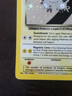 Pokemon Dark Magneton Team Rocket Unlimited 11/82 Holo Rare - Image 5