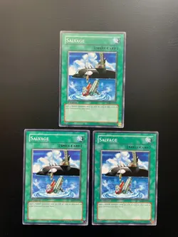 Yugioh Salvage SD4-EN023 1st Edition Common LP/MP X3 - Image 1