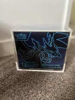Pokemon TCG Mega Evolutions Phantasmal Flames Pokemon Center ETB Acrylic Case - Image 1