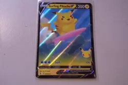 Pokemon Celebrations Classic Collection Surfing Pikachu 008/025 - Image 1