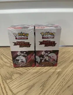 Pokemon Destined Rivals Half Booster x2 Sealed Same Day Dispatch Read Desc🔥✅ - Image 1