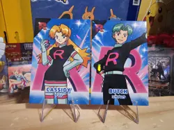 Pokemon Team Rocket Card Database - Cassidy & Butch Card Set - 2 Card Lot - Image 1
