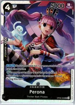 Perona OP06-093 SR English Wings of the Captain - One Piece Card - NM - Image 1