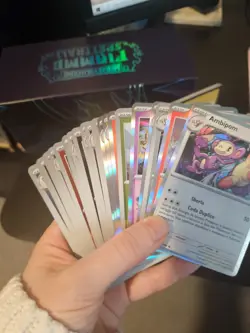 Pokemon Phantasmal Flames Open ETB including Promo, 1 EX, Rares & All Cards- ITA - Image 5