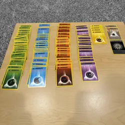 1999 Pokemon TCG Base Set Lot of Energy Cards #97-102 WOTC (LP-MP) BULK 100 CARD - Image 1