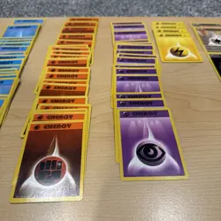 1999 Pokemon TCG Base Set Lot of Energy Cards #97-102 WOTC (LP-MP) BULK 100 CARD - Image 3