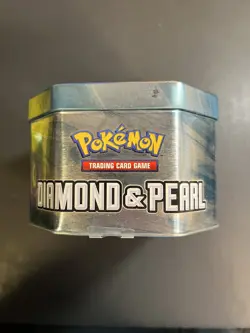 Empty Pokemon Diamond & Pearl Lucario Collector Card Metal Tin 2007 Rare EX - Image 2