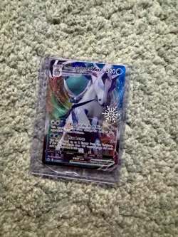 Ice Rider Calyrex VMAX 046/198 Chilling Reign Holiday Stamped Card - Image 1
