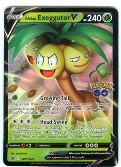Alolan Exeggutor V Holofoil Promo SWSH: Sword & Shield Promo Cards SWSH225 NM - Image 1