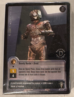 Star Wars Jedi Knights CCG TCG Scum And Villainy 90 Card Silver Foil Rare Set - Image 1