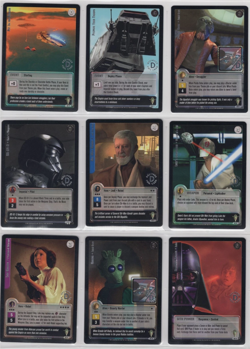 Star Wars Jedi Knights CCG TCG Scum And Villainy 90 Card Silver Foil Rare Set - Image 2