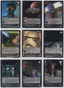 Star Wars Jedi Knights CCG TCG Scum And Villainy 90 Card Silver Foil Rare Set - Image 3
