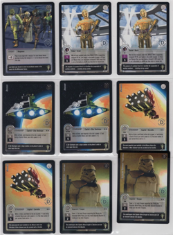 Star Wars Jedi Knights CCG TCG Scum And Villainy 90 Card Silver Foil Rare Set - Image 4