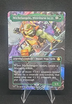Michelangelo, Weirdness to 11 (Borderless) Teenage Mutant Ninja Turtles Regular - Image 1