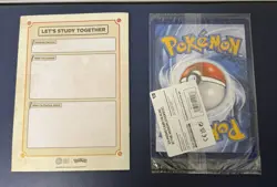 Pokemon x Natural History Museum Promo Card Pikachu At The Museum + Ecology Book - Image 2