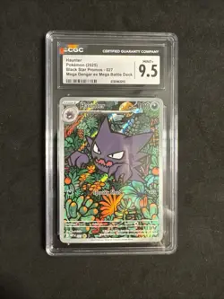 Pokemon Haunter 027 Me: Mega Evolution Promo Holo Illustration Rare CGC 9.5 - Image 1